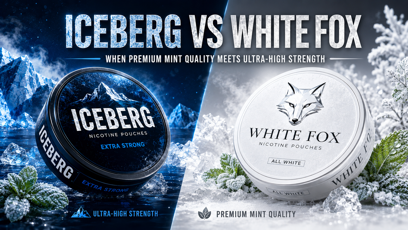 Iceberg vs White Fox: When Premium Mint Quality Meets Ultra-High Strength